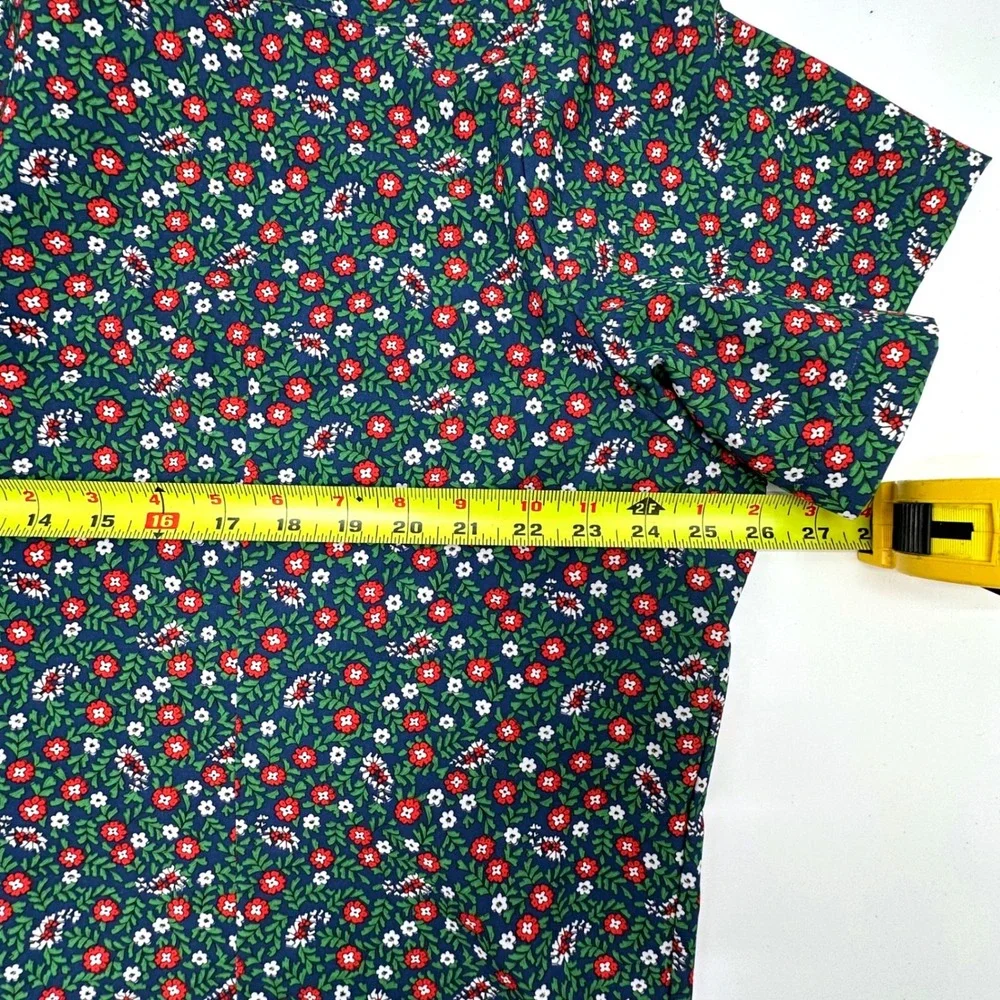 Mizzen+Main Leeward Mens XL Standard Fit Short Sleeve Floral Performance Shirt